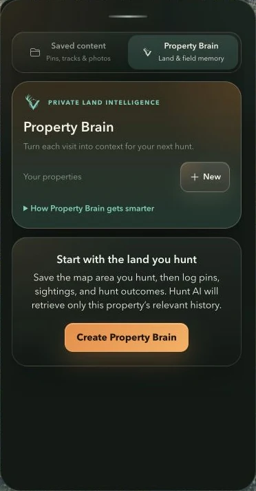 Locker Property Brain tab showing its first-property setup